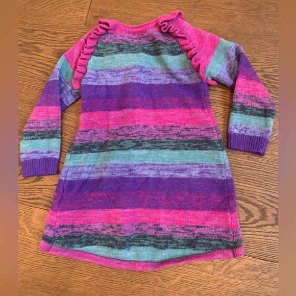 Deux Par Deux girls button up knit sweater. Size 4. - Picture 2 of 4